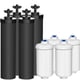 thumbnail image 1 of Filtro de agua de repuesto para Berkey, 4 filtros negros y 4 filtros de flúor, 1 of 7