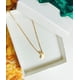 thumbnail image 2 of Cadena Colgante Luna Minimalista Chapada En Oro 18k, 2 of 3