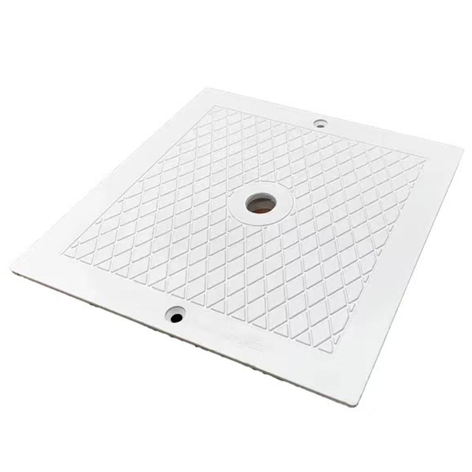 Magideal - Tapa De Skimmer De 10 Pulgadas, Cubierta De Skimmer De Piscina, Blanco, Fácil Instalación Tapa De Cubierta De Recipiente De Desechos De Placa Duradera