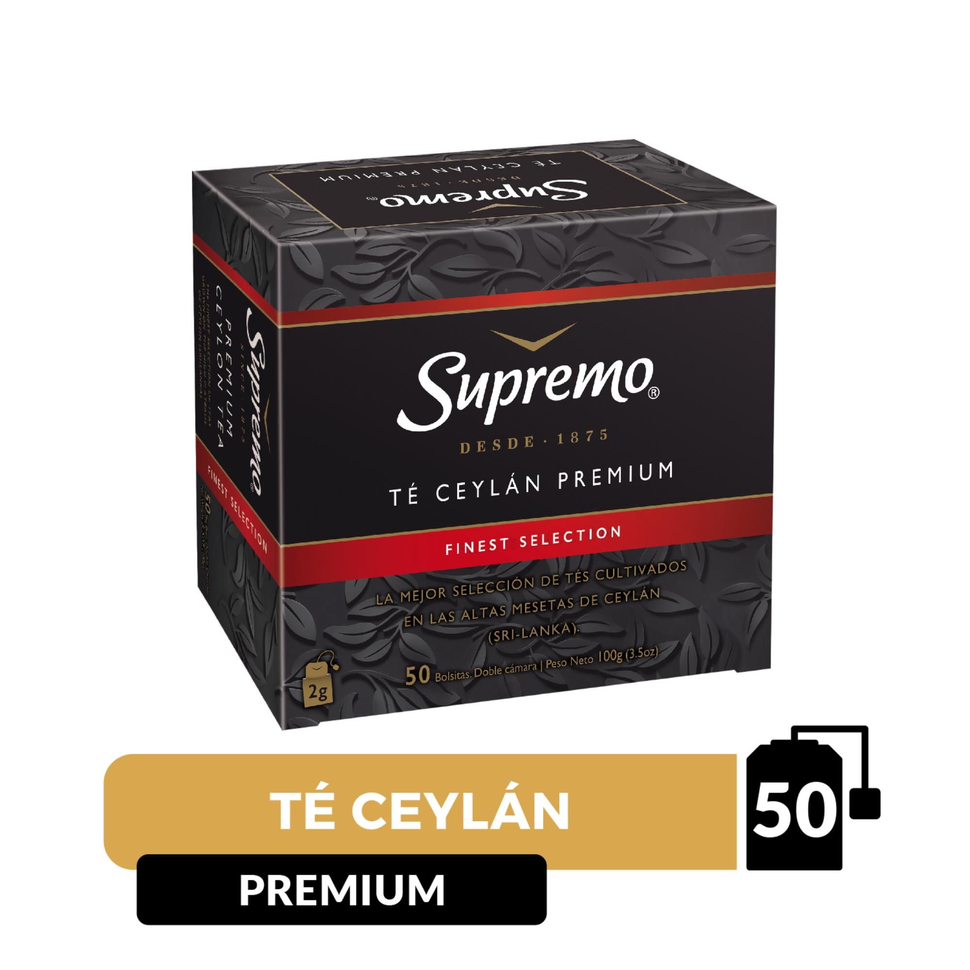 Té Ceylán Premium Caja 50 un Supremo