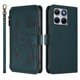thumbnail image 2 of Funda Cartera Mariposa para [Motorola Edge 70 Fusion] con Soporte y Cremallera Verde oscuro, 2 of 6