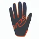 thumbnail image 2 of Guante Ciclismo Largo Unisex Onwheels Dedo Tactil Acolchado Navy/Orange, M, 2 of 3
