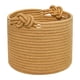 thumbnail image 1 of Puntada De Canasta Tejida Pequeña Cuerda De Algodón Vacío Para Juguetes Para Mascotas De Apartamento De Maceta De Planta Marrón, 1 of 5
