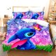 thumbnail image 1 of Lilo & Stitc Duvet Cover Set Children Cute Cartoon Quilt 100% Polyester 3-Piece Soft Breathable Breathable Comforter Bedding, 1 of 5