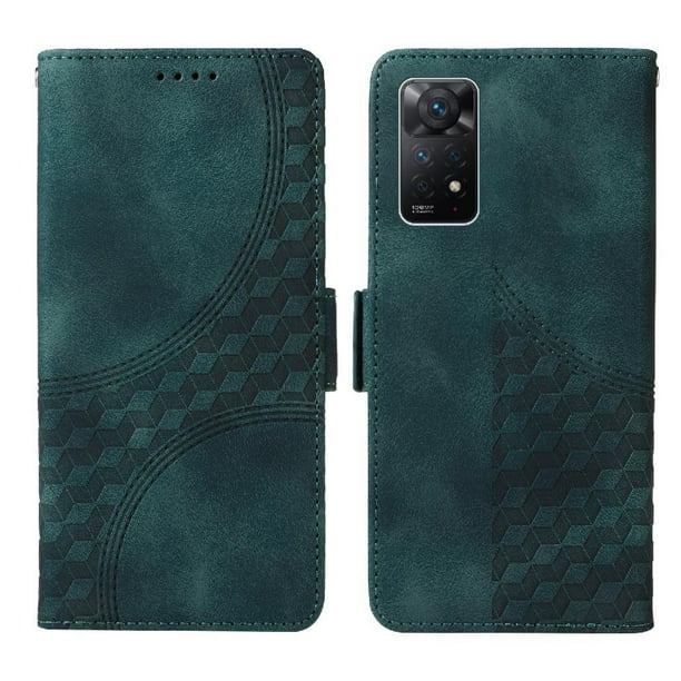 Carcasa FOXDOCK Xiaomi Redmi Note 11 Pro 4G/5G de cuero PU, diseño acolchado clásico, protección contra caídas y rayones