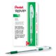 thumbnail image 1 of Bolígrafo Pentel R.S.V.P., punta fina, 0,7 mm, tinta verde, paquete de 12, 1 of 7
