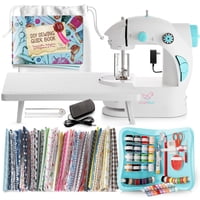 Máquina De Coser Mini Craftbud Con Kit Portátil De 122 Piezas