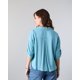 thumbnail image 2 of Blusa Mujer Crep cuello camisero Verde Polemic, 2 of 3