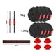 thumbnail image 2 of Set De Mancuernas Hexagonales Ajustable De 10kg Con Extensor De Pvc, 2 of 3