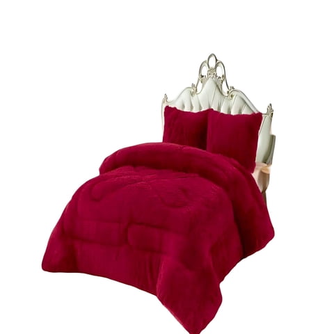 Genérico - Cobertor Con Chiporro Peludo Plaza Y Media 180X200Cm Brudeo