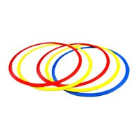 Ioensy - Anillos De Entrenamiento De Agilidad Gimnasio En Casa Resistente Para Atleta Entrenador De Fútbol Baloncesto 30Cm 5 Piezas