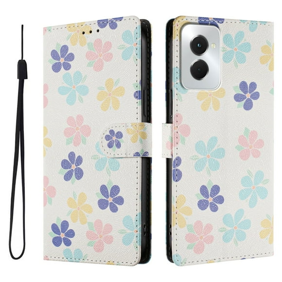 FOXDOCK Funda Tipo Cartera para Motorola Moto G Power 2024 5G con Soporte y Correa – Diseño de Patrones Lindos
