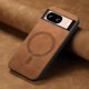 thumbnail image 3 of Magnetic Slim Case for Google Pixel 8A with Camera Guard & Anti-Scratch Back Brown, 3 of 6