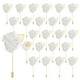 thumbnail image 1 of Alfiler Uxcell Rosa Blanca Pura 24 Piezas, 1 of 3