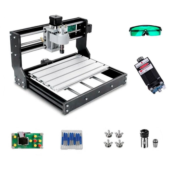 Cnc Router Kit 3018 PRO Grbl Control 3 Ejes Grabadora Laser 0.5W