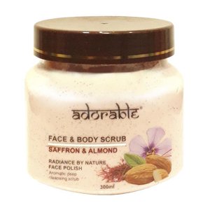 Exfoliante Cuerpo Y Rostro Azafrán-Almendra 300 Ml Adorable