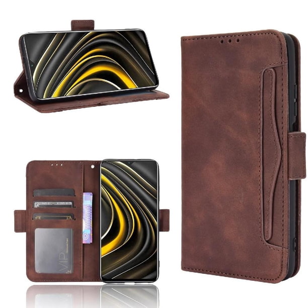 Funda Tipo Billetera FOXDOCK para Xiaomi Poco M3 – Tapa Flip con Tarjetero