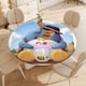 thumbnail image 4 of Tuxedo Sam theme Fitted Round Tablecloths Elastic Edged Table Covers Waterproof Table Cloth For Kitchen Holiday Party Tables Decor 150cm, 4 of 6