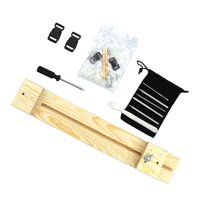 Ioensy - Jig Bracelet Maker Kit Máquina Paracaídas Cordón Trenzado Tejer Artesanía Herramienta 6Pcs