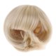 thumbnail image 3 of Pelucas De Muñeca BJD 1/4 Pelucas De Muñeca Bobo De Pelo Corto Y Rizado Para Dollfie Custom Gold, 3 of 5