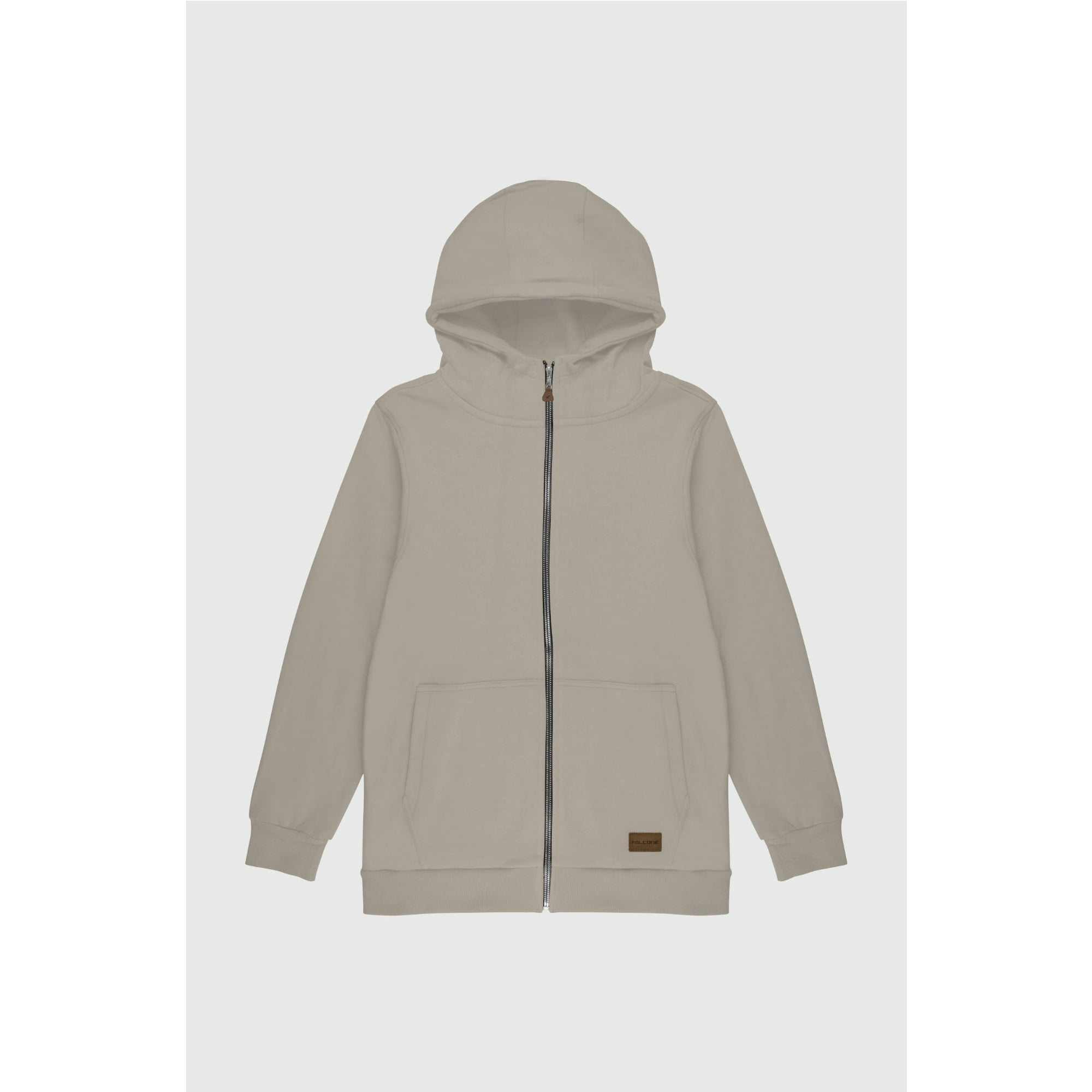 Polerón Zipper Classic Beige Hombre Falcone
