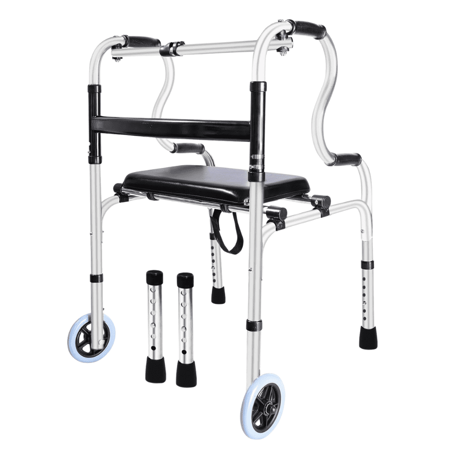 Telotenemos - Burrito Andador Ortopedico Caminar Plegable 2 Ruedas Asiento