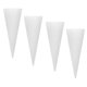 thumbnail image 1 of 4 Piezas De Vidrio De Cono Transparente Para Colgar En La Pared Florero Planta Botella Decoración Del Hogar, 1 of 5