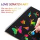 thumbnail image 2 of Scratch Art Books MBJRFU Rainbow Scratch Paper para niños mayores de 3 años, 2 of 8