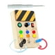 thumbnail image 4 of Interruptor De Tablero Ocupado, Interruptor De Luces, Juguete De Madera Montessori Para Fiesta, Niños, Rectángulo Con Llave, 4 of 5