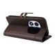 thumbnail image 4 of Premium Wallet Case for Xiaomi Redmi Note 14 Pro with Card Slots & Kickstand, Flip Cover Brown, 4 of 6
