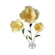 thumbnail image 5 of Flores Gigantes Para Decoración De Bodas Con Base De Pie Para Fiestas De Cumpleaños De Color Amarillo Claro, 5 of 5
