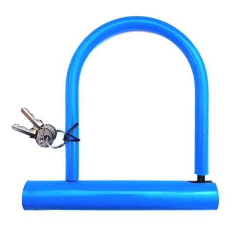 Magideal - En U Para Bicicleta - En U Antirrobo Resistente Para Bicicleta - En D Para Bicicleta Con Llaves Para Bicicletas Eléctricas Y , Azul