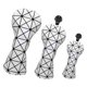 thumbnail image 3 of Golf Iron Head Cover Interior Impermeable Ligero Deportes 3 Pack 13ut Blanco, 3 of 5