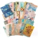 thumbnail image 1 of 100pcs Lightweight Paper Material Paper, 6.89inch(6.9In)*4.72inch(4.7In) Space Planet Retro Hand Letter Art Oil Painting Collage Hand Account Decoration, 1 of 5