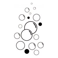 Rienda Libre Graphics - Decomural Bubbles Bathroom Ws-40804