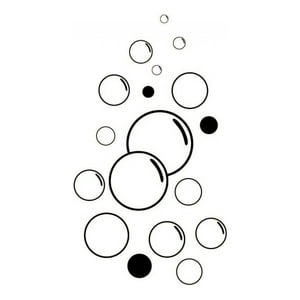 Rienda Libre Graphics - Decomural Bubbles Bathroom Ws-40804