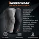 thumbnail image 2 of Rodillera Incrediwear para aliviar el dolor de rodilla, gris, talla L, 2 of 7