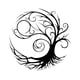 thumbnail image 5 of Arte de pared de metal colgante escultura en forma de árbol estético práctico regalo ideal de regalo creativo decoración de pared para sala de estar d 30 cmx30cm, 5 of 5