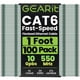 thumbnail image 1 of Cable Ethernet Cat6 GEARit 30 cm Paquete de 100 Verde, 1 of 7