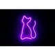 thumbnail image 1 of Letrero estilo Neón Gato color Morado, 1 of 2