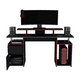 thumbnail image 5 of Escritorio Gamer Keria 2.0 Con Cajón Y Puerta | Mesa Gamer Wengue Rojo | Escritorio Gaming Con Almacenamiento, 5 of 12
