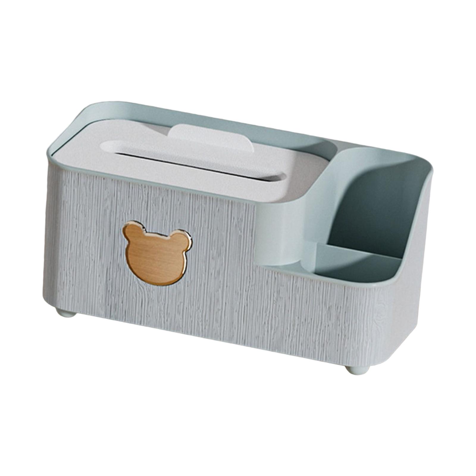 Bothyi - Caja De Pañuelos Caja De Almacenamiento De Escritorio Estuche Para Mesita De Noche Vestidor De Oficina Verde S