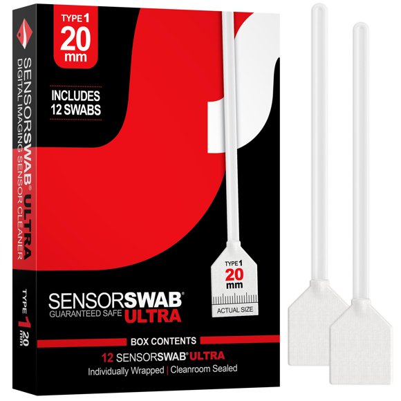 Limpiador De Sensores Soluciones Fotográficas Sensor Swab Ultra 20 Mm