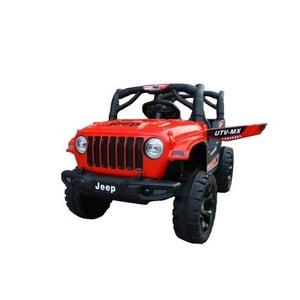 Abmtoys - Jeep A Batería Con Control Remoto Rojo
