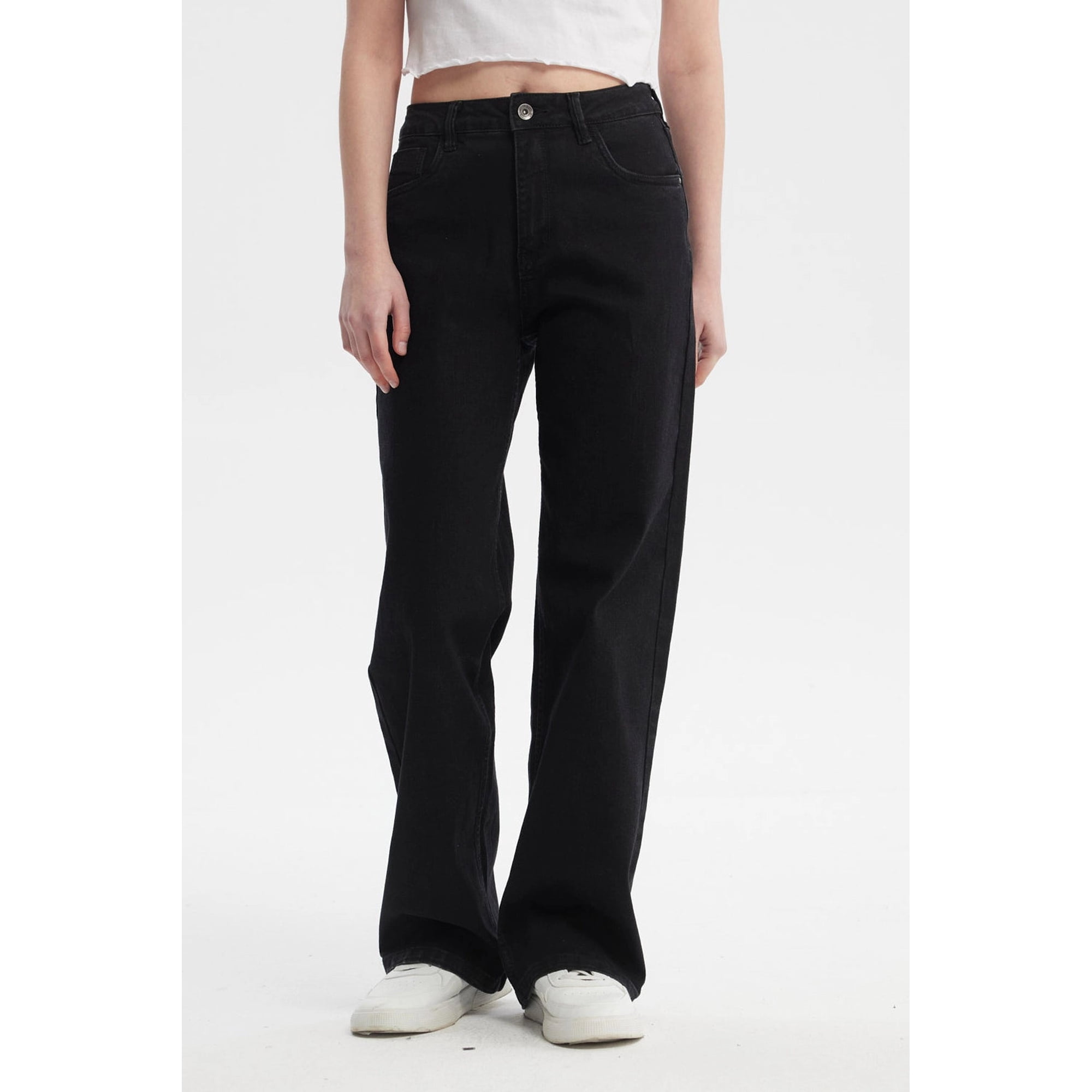 Fashionspark - Jeans Mujer Wide Leg Sofia Negro - Lll