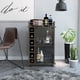 thumbnail image 1 of Mueble Bar Dukat Coñac 6 Botelleros 89x41x55 Cm Con Ruedas, 1 of 3