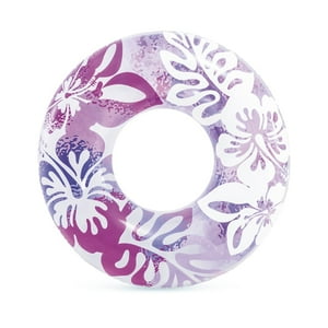 Flotador Inflable Anillo Tropical Intex 91 Cm, Púrpura