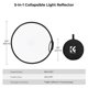thumbnail image 4 of Reflector de Luz K&F CONCEPT 60 cm 5‑en‑1 con Bolsa, 4 of 6