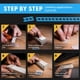 thumbnail image 5 of Cinta adhesiva de montaje industrial de 10 pies, 2 unidades, color negro, 5 of 8