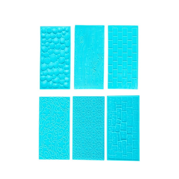 Molde De Estampado De Encaje De 6 Piezas, Cortadores De Galletas, Diseño De Textura, Decoración De Glaseado